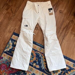 The North Face Cream Snow Pants